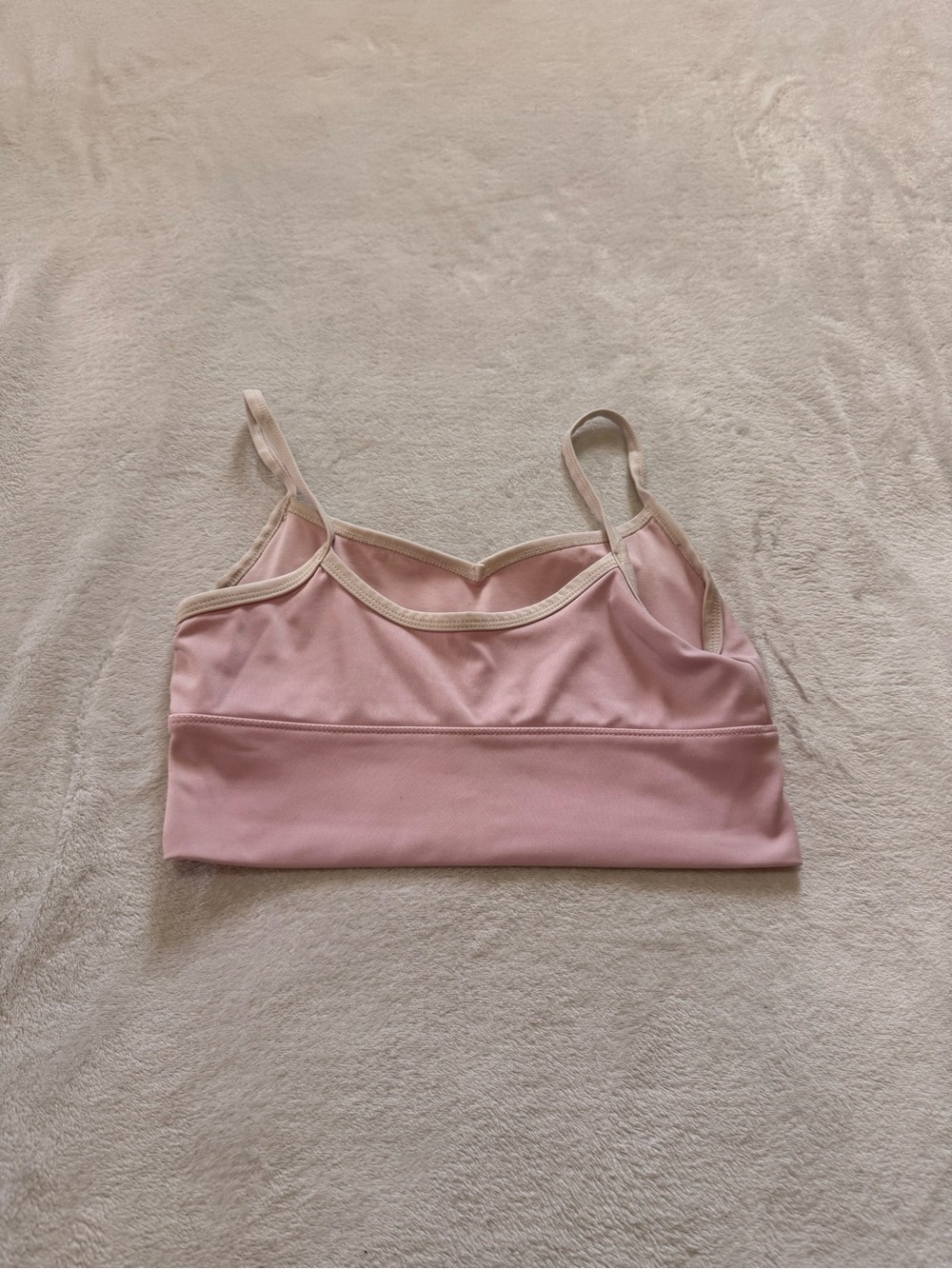 Pink Ribbed Cami Bralette - Picture 3 of 3